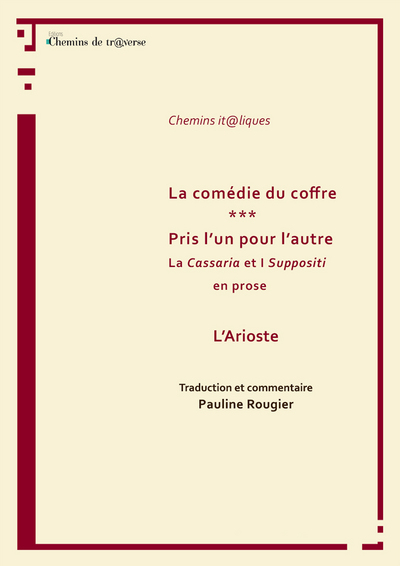 Image de La comédie du coffre, suivi de Pris l'un pour l'autre