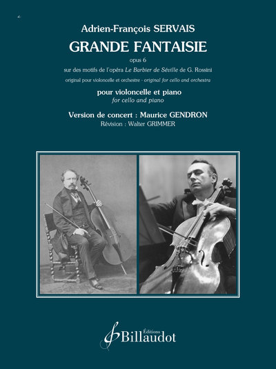 Image de GRANDE FANTAISIE OP. 6 - SUR DES MOTIFS DE L'OPERA LE BARBIER DE SEVILLE DE G. ROSSINI - EDITION BIL