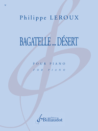 Image de BAGATELLE... DESERT - EDITION BILINGUE