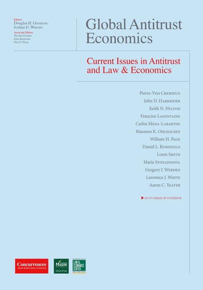 Picture of Global Antitrust Economics - Issues in Antitrust and Law & Economics