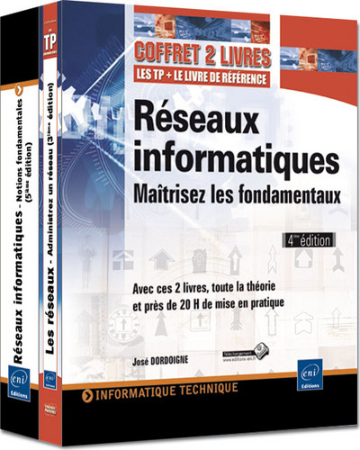Picture of Réseaux Informatiques - Coffret de 2 livres - Maîtrisez les fondamentaux [4ième  édition]