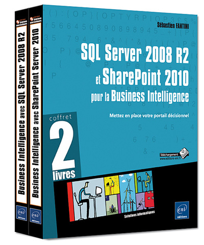 Picture of SQL Server 2008 R2 et SharePoint 2010 pour la Business Intelligence - Coffret de 2 livres : Mettez e