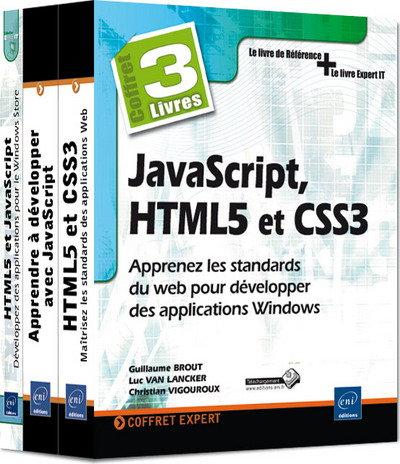 Picture of JavaScript, HTML5 et CSS3 - Coffret de 3 livres : Apprenez les standards du web pour développer des