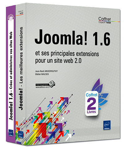 Picture of Joomla! 1.6 - Coffret de 2 livres : Joomla! 1.6 et ses principales extensions pour un site web 2.0