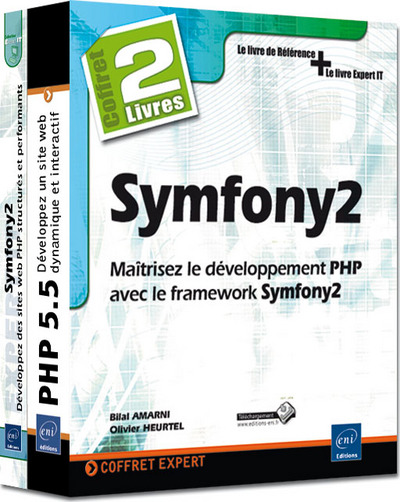 Picture of Symfony2 - Coffret de 2 livres : Maîtrisez le développement PHP avec le framework Symfony2