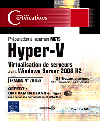 Picture of Hyper-V - Virtualisation de serveurs avec Windows Server 2008 R2 - Préparation à l'examen MCTS 70-65