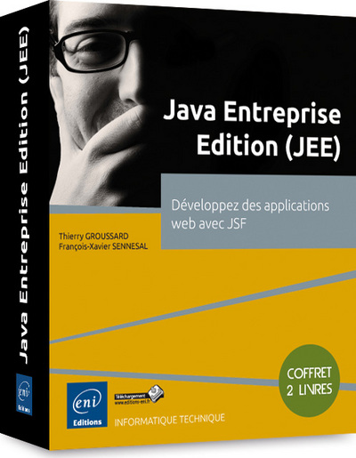 Picture of Java Entreprise Edition (JEE) - Coffret de 2 livres : Développez des applications web avec JSF