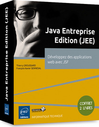 Picture of Java Entreprise Edition (JEE) - Coffret de 2 livres : Développez des applications web avec JSF