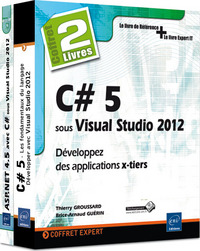 Picture of C# 5 sous Visual Studio 2012 - Coffret de 2 livres : Développez des applications x-tiers