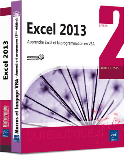 Picture of Excel 2013 - Coffret de 2 livres - Apprendre Excel et la programmation en VBA