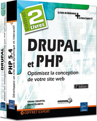 Picture of DRUPAL et PHP - Coffret de 2 livres : Optimisez la conception de votre site web (2eme édition)