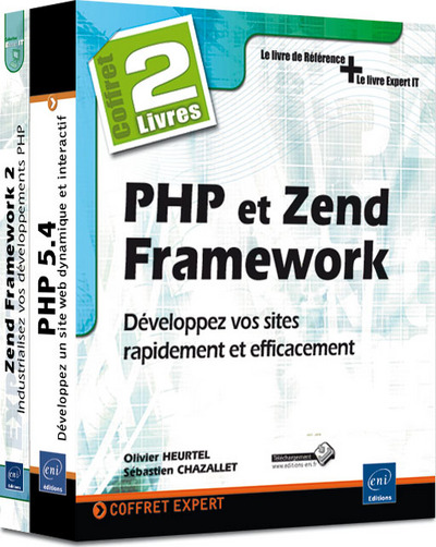 Picture of PHP et Zend Framework - Coffret de 2 livres : Développez vos sites rapidement et efficacement