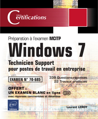 Picture of Windows 7 - Technicien Support pour postes de travail en entreprise - Préparation à l'examen MCITP 7