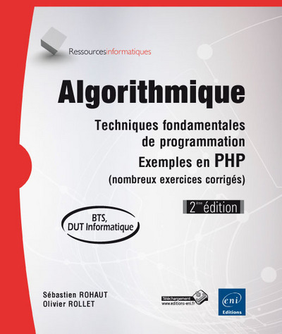 Picture of Algorithmique - Techniques fondamentales de programmation - Exemples en PHP (nombreux exercices corr