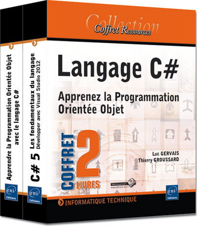 Picture of Langage C# - Coffret de 2 livres : Apprenez la Programmation Orientée Objet
