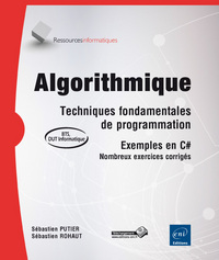 Image de Algorithmique - Techniques fondamentales de programmation - exemples en C# - (nombreux exercices cor