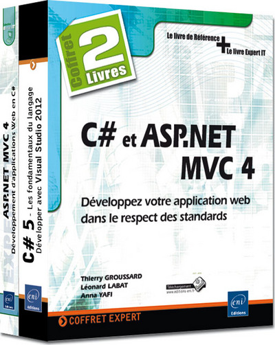 Picture of C# et ASP.NET MVC 4 - Coffret de 2 livres : Développez votre application web dans le respect des sta
