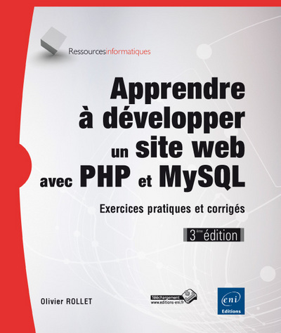 Picture of Apprendre à développer un site web avec PHP et MySQL - Exercices pratiques et corrigés (3ième éditio