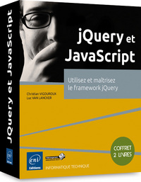 Picture of jQuery et JavaScript - Coffret de 2 livres : Utilisez et maîtrisez le framework jQuery