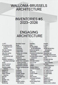 Picture of WALLONIA-BRUSSELS ARCHITECTURE INVENTORIES #5 2023-2026 : ENGAGING ARCHITECTURE (ENG)