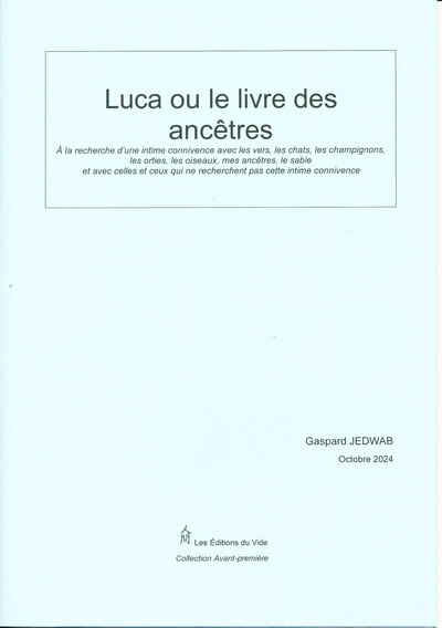 Picture of Luca ou le livre des ancêtres