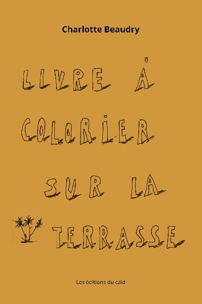 Picture of Livre à colorier sur la terrasse