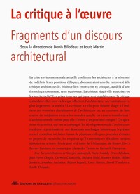 Image de La critique à l'oeuvre - Fragment d'un discours