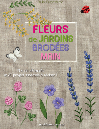 Picture of FLEURS DE JARDINS BRODEES MAIN
