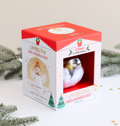 Image de Coffret Poupées & Amigurumis au crochet : Boule de Noël L'ange