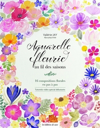 Picture of Aquarelle fleurie au fil des saisons