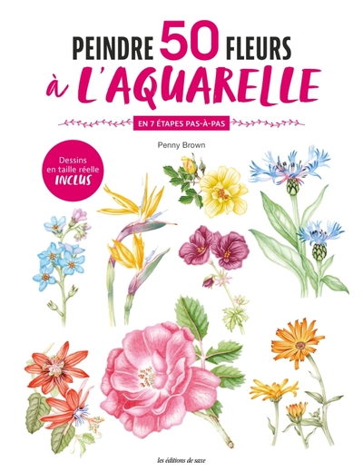 Picture of Peintre 50 fleurs à l'aquarelle