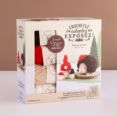 Picture of Crochetez, adoptez, exposez ! Coffret Hérisson