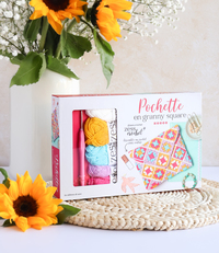 Picture of Coffret Pochette en granny square
