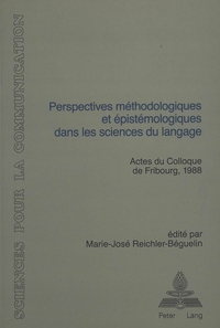 Picture of PERSPECTIVES METHODOLOGIQUES ET EPISTEMOLOGIQUES DANS LES SCIENCES DU LANGAGE