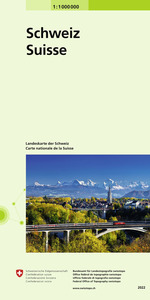 Picture of CARTE NATIONALE SUISSE LANDESKARTE DER SCHWEIZ