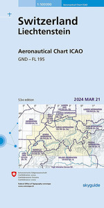 Image de CARTE AERONAUTIQUE ICAO SUISSE