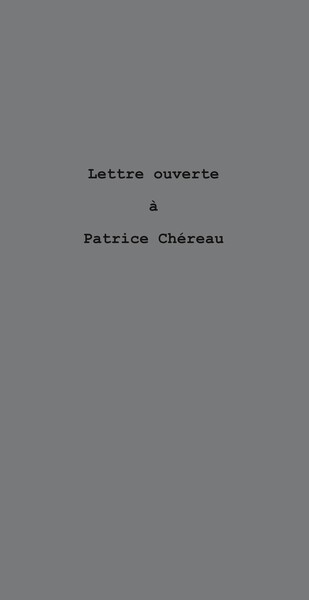 Picture of Lettre ouverte à Patrice Chéreau