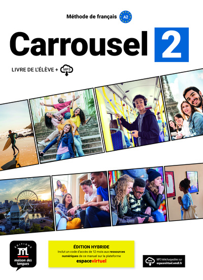 Image de Carrousel 2 - Livre de l´élève. Éd hybride