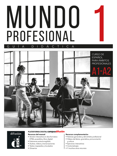 Picture of Mundo profesional 1 (A1-A2). Guide pédagogique