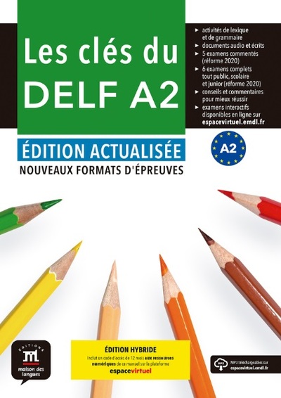 Image de Les clés du DELF A2. Édition actualisée hybride