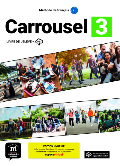 Image de Carrousel 3 - Livre de l´élève. Éd hybride