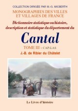 Picture of Dictionnaire statistique ou Histoire, description et statistique du département du Cantal
