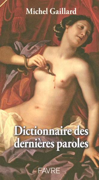 Image de Dictionnaire des dernières paroles