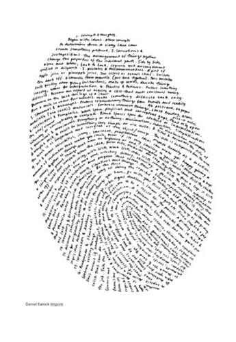 Picture of Daniel Eatock Imprint /anglais
