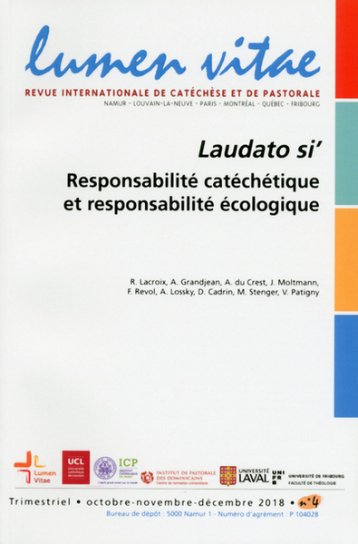 Picture of Lumen vitae 2018 numéro 4 Laudato si'