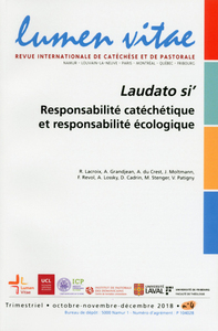 Picture of Lumen vitae 2018 numéro 4 Laudato si'