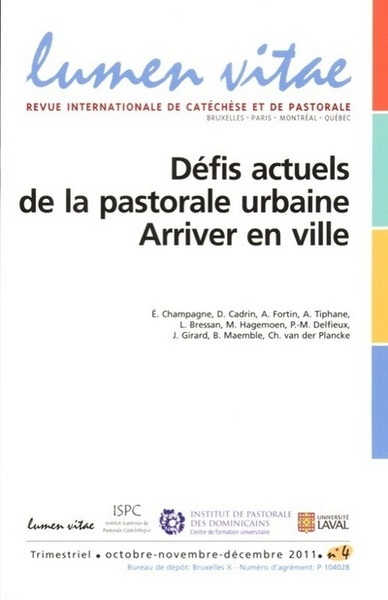 Picture of Défis actuels de la pastorale urbaine. Arriver en ville