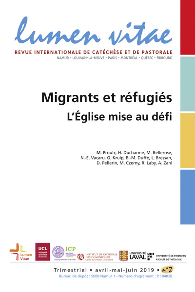 Image de Lumen vitae - 2019-2 migrants et réfugiés : l'église mise au défi