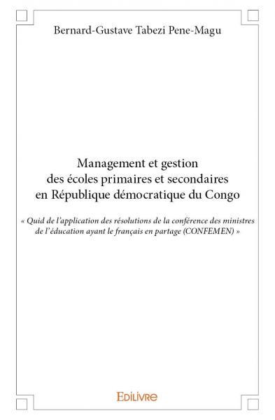 Image de Management et gestion des écoles primaires et secondaires en république démocratique du congo