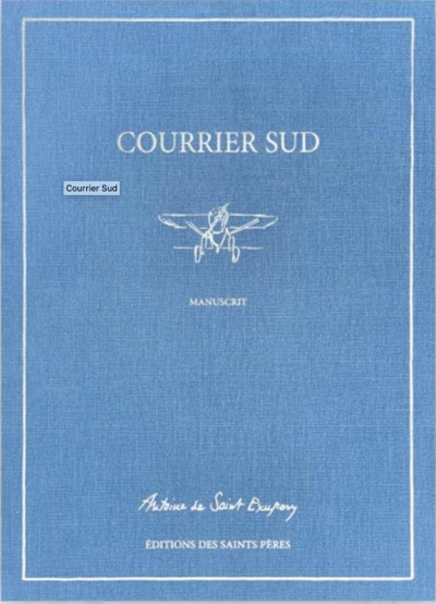 Picture of Courrier Sud (le manuscrit)